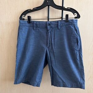 Banana Republic Men's Navy Flat Front Shorts